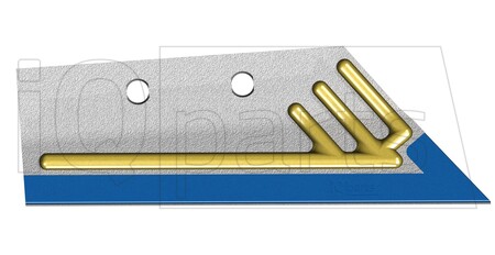 Düngereinlegeschar 631108VDH 12MM RH ; DIAMANT/HARDFACE
